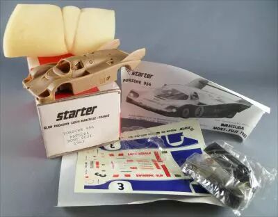 Miniature Starter Porsche 956 Warsteiner Norisring 1983 – Résine 1/43 – Neuf Boîte