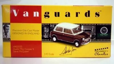 Steve McQueen - Austin Mini Cooper S (by Vanguards) 1/43�me - Corgi Celebrity Classics