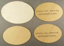 STP - Huile Automobile & Moto - Lot de 4 Autocollants Vintage