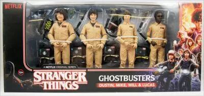 Stranger Things - McFarlane Toys - Ghostbusters Dustin, Mike, Will & Lucas - Figurines articul�es 17cm