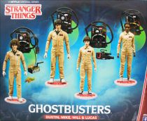 Stranger Things - McFarlane Toys - Ghostbusters Dustin, Mike, Will & Lucas - Figurines articulées 17cm