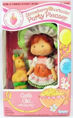 Strawberry Shortcake - Caf� Ol� & Burrito \ Party Pleaser\  - Kenner