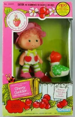 Strawberry Shortcake - Cherry Cuddler & Gooseberry (mint in box) - Kenner