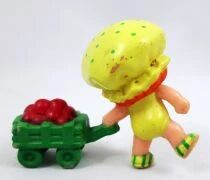Strawberry shortcake - Miniatures - Apple Dumplin pulling a wagon (loose)