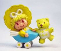 Care Bears - Kenner - Miniature - Cheer Bear with a colorful 