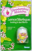 Strawberry shortcake - Pvc figure (Mint on carde) - Lemon Meringue looking in the mirror