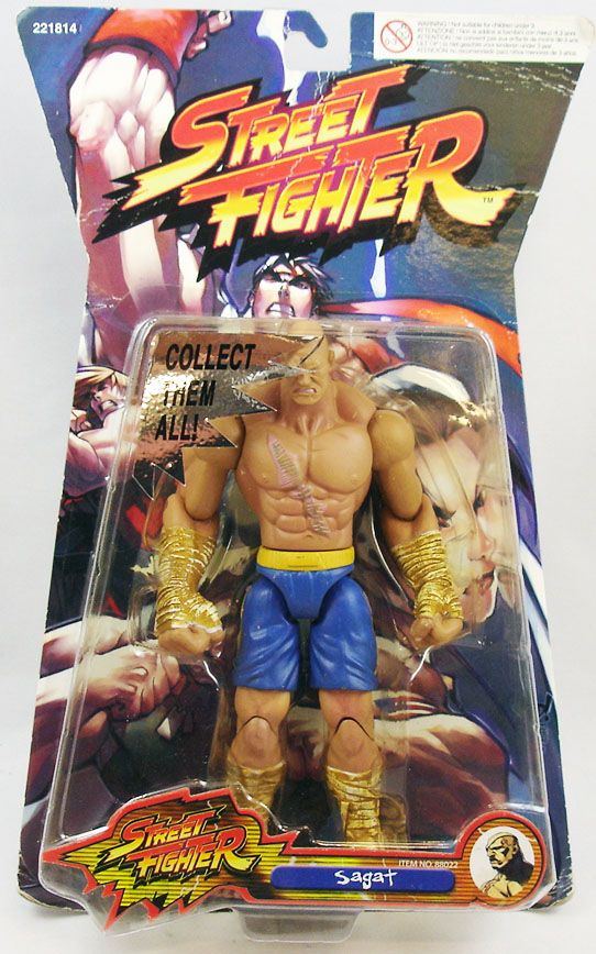 Jazwares Street Fighter Sagat 5" Loose Action Figure 