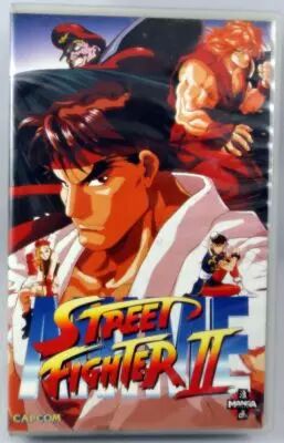 Street Fighter - VHS Tape Manga Video - The Anime Movie