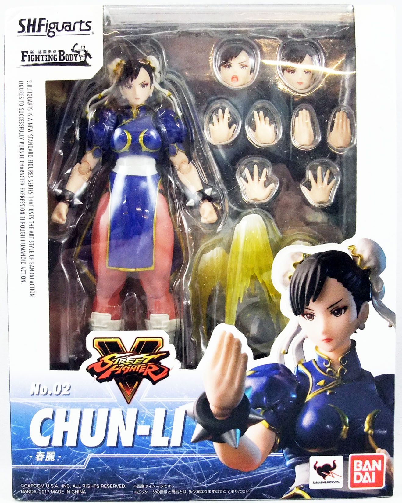 Boneco Chun-Li: Street Fighter V S.H Figuarts - Bandai - Toyshow