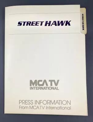 Street Hawk (Tonnerre M�canique) - Dossier de Presse (Press Information) MCA TV International (1984)