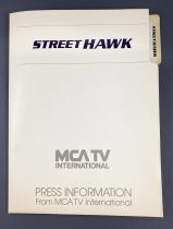 Street Hawk (Tonnerre Mécanique) - Dossier de Presse (Press Information) MCA TV International (1984)