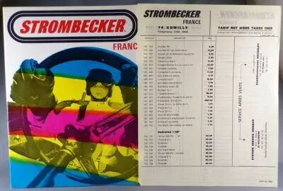 Strombecker - Catalogue & Price List 1969 Slot