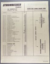 Strombecker - Catalogue & Price List 1969 Slot