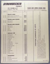 Strombecker - Catalogue & Price List 1969 Slot