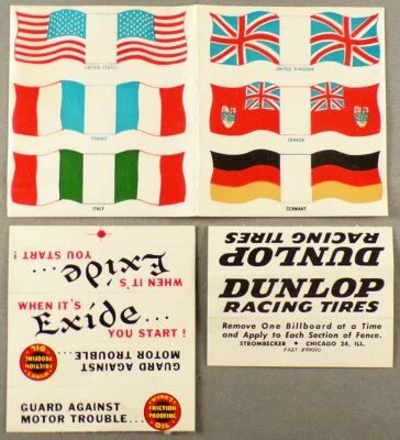 Strombecker - Stickers for Slot Safety Rails Pits Stands & Flags
