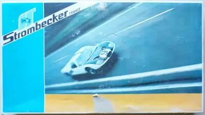 Strombecker France 161-102 - International Slot Racing Set Ford J Porsche Carrera Tracks Transformer Speed Controllers Very Good