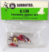 Subbuteo C.139 - Banc des Entraineurs - Trainers Bench set (neuve sous sachet)