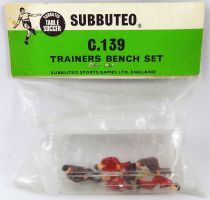 Subbuteo C.139 - Banc des Entraineurs - Trainers Bench set (neuve sous sachet)