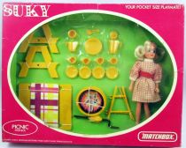 Suky - Picnic playset with 5.5\  doll - Matchbox 1974