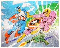 Super-Heroes Series - MB Jigsaw Puzzle 200p - #6 Captain America