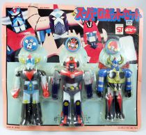 Super Robot Set - Popy - Grendizer, Combattler V, Gaiking - 5\'\' Vinyl figures set