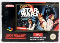 Super Star Wars - JVC Nintendo SNES (cartridge & Instructions Booklet FR/NL)