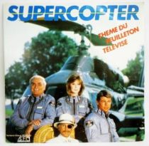 Supercopter (Airwolf) - Disque 45T - Bande Originale du Feuilleton TV - CBS Records 1984