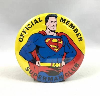 Superman - Badge Superman Member Superman Club (1966)