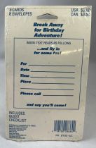 Superman - Birthday Invitation Cards - Carlton Cards 1992