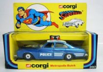 Superman - Corgi ref.260 1979 - Buick Regal (City of Metropolis - Police Dept.) neuve en boite