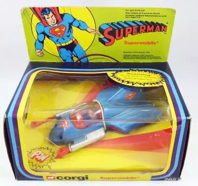 Superman - Corgi ref.265 1979 - Rocket Firing Supermobile (neuve en boite)