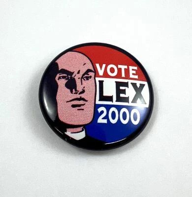 Superman - Lex Luthor - Vote Lex 2000 - Badge Promo - DC Comics (2000)
