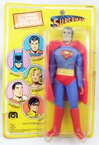 Superman - Mego World\'s Greatest Super-Heroes - Supeman 20cm (neuf sous blister français Pin Pin Toys)