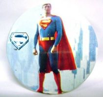 Superman (movie) - 1978 vintage botton - stand-up Superman