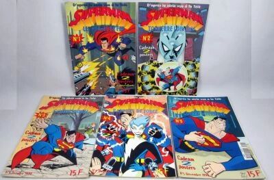 Superman The Animated Series - DC Comics - Magazine N� 1 � 5 (1998) Version fran�aise Media Syst�me Edition