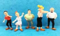 Suske en Wiske - Complete series of 5 Lactricia promotional PVC figures