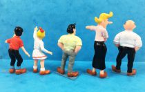 Suske en Wiske - Complete series of 5 Lactricia promotional PVC figures