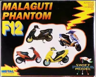 Swift Protar Model 15997 - Scooter Malaguti Phantom F12 Maquette M�tal & Plastique1/16 Neuf Boite