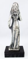 Sylvie Vartan - 6\  die-cast métal statue - Daviland France 1978