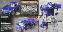 Takara Transformers Binaltech Bluestreak (Subaru Impreza WRX)