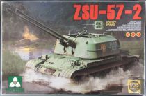 Takom 2058 - Soviet Spaag ZSU-57-2 1/35 + Aber Canon Métal 57mm Neuf Boite