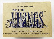 Tales of the Vikings - Ad-Trix-Corps Trading Cards (1960) - Série complète 66 cartes
