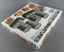 Tamiya 35186 WW2 German Fuel Drum Set 1/35 Miniatures Series n°186 Neuf Boite