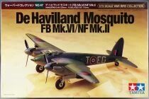 Tamiya 60747 - WW2 RAF de Havilland Mosquito FB Mk.VI/NF Mk.II 1:72 Mint in Box