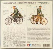 Tamiya MM-240 WW2 German Soldiers avec Bicyclettes 1/35 Miniatures Series Neuf Boite