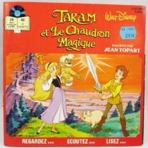 Taram et Le Chaudron Magique - Disque histoire racontée 33T - Disque Ades 1985
