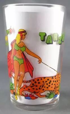 Tarzan - Amora mustard glass - Tarzan & the Amazons