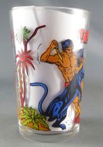 Tarzan - Amora mustard glass - Tarzan and the Panther