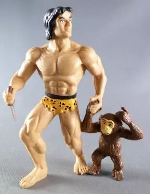 Tarzan - Disjorsa PVC Figure - Tarzan with Cheeta