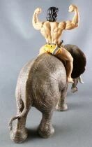 Tarzan - Figurine PVC Disjorsa - Tarzan sur El&eacute;phant